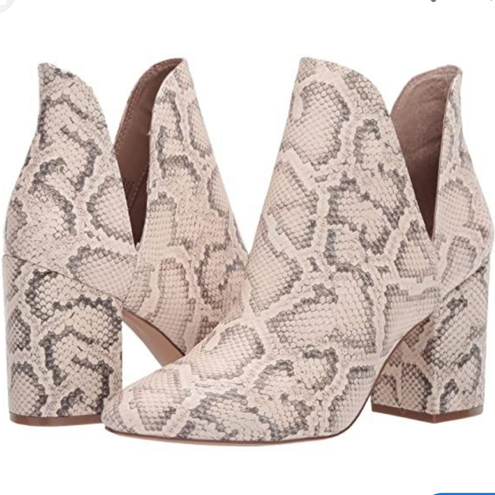 Steve Madden Snakeskin Ankle Boots